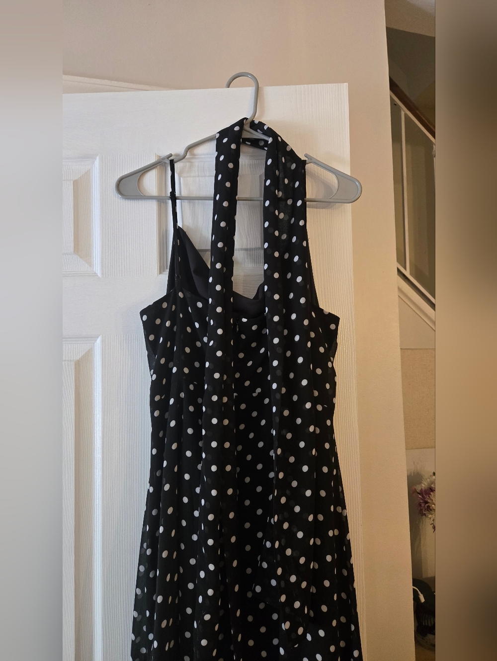 Petal & Pup Francesca Dot Midi Dress & Scarf - Picture 7 of 8